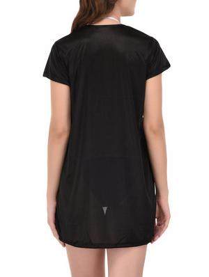black solid nightwear set - 14736548 - Standard Image - 5