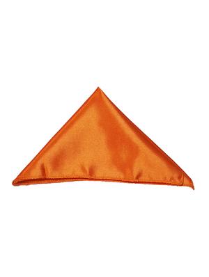 orange micro fiber bow tie and handkerchief - 14736778 - Standard Image - 3
