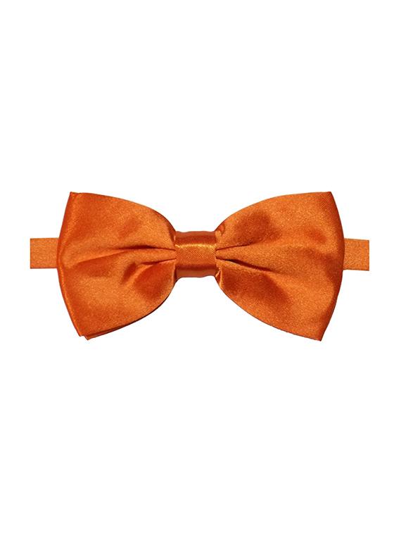 orange micro fiber bow tie and handkerchief - 14736778 - Zoom Image - 2