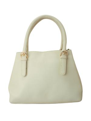 white leatherette regular handbag - 14738176 - Standard Image - 2