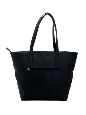 black leatherette combo tote - 14738189 - Standard Image - 2
