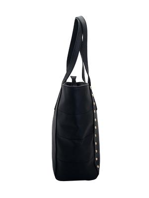black leatherette combo tote - 14738189 - Standard Image - 6
