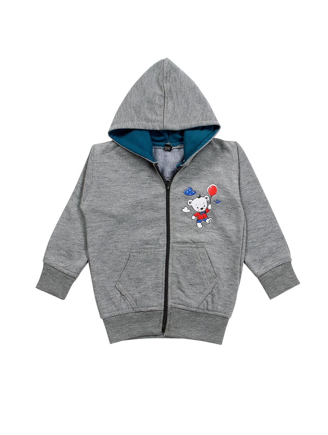 grey fleece sweatshirt - 14738867 - Zoom Image - 1