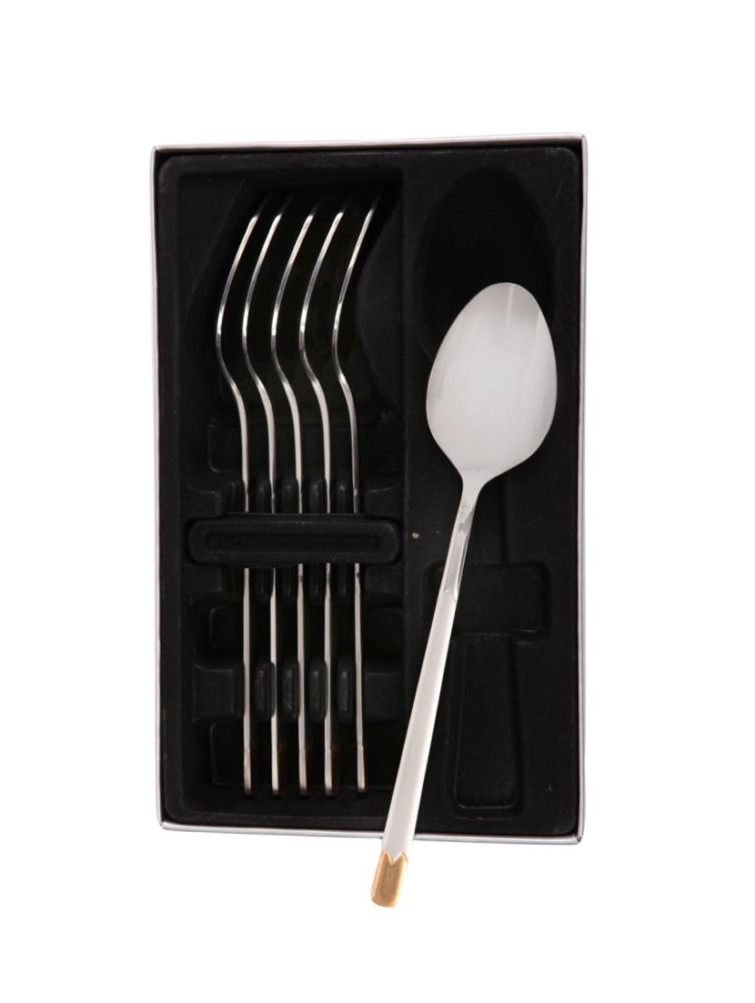 Mullich Dinner Spoons Gold Finish Set of 6 - Lisbo - 14738951 - Zoom Image - 1