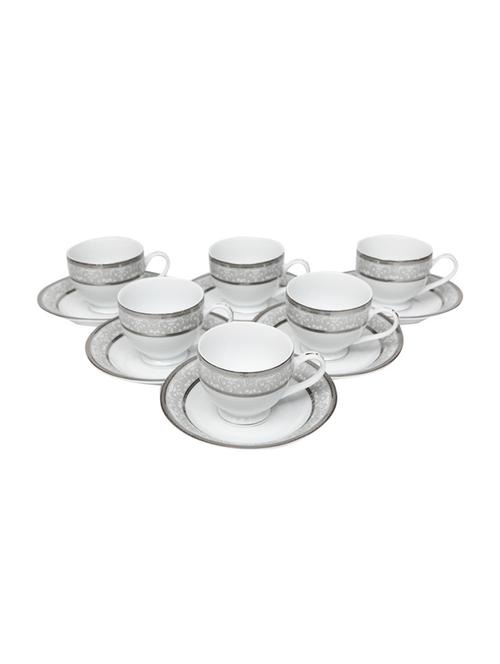 lakline porcelain cups & saucers set of 12 pieces - hl80138 - 14739713 - Standard Image - 1