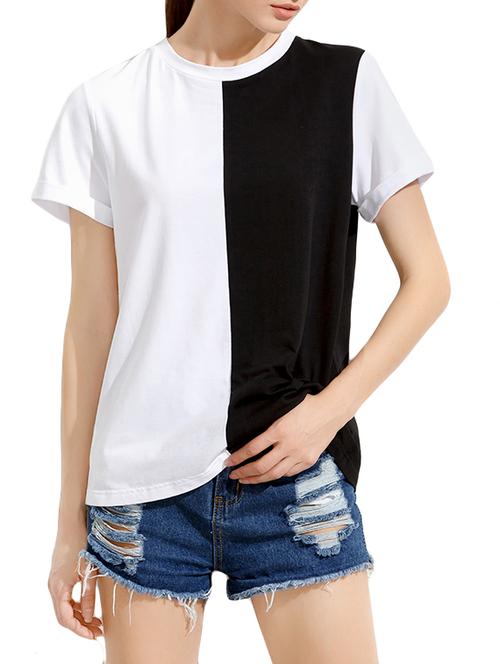 multi colored straight tee - 14741438 - Standard Image - 1