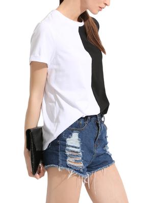 multi colored straight tee - 14741438 - Standard Image - 2