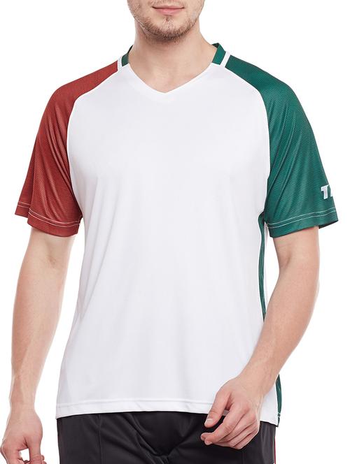white polyester tshirt - 14741880 - Standard Image - 1