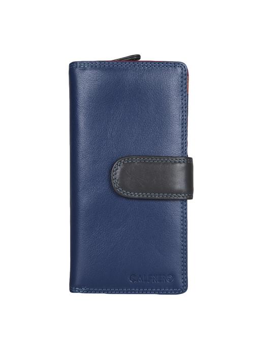 blue leather wallet - 14742847 - Standard Image - 1