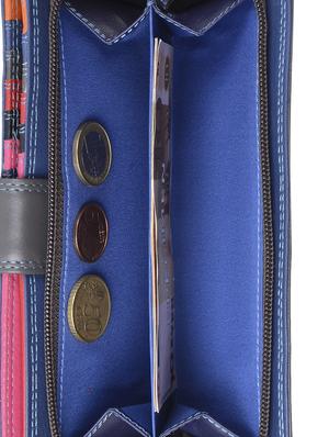 blue leather wallet - 14742847 - Standard Image - 3