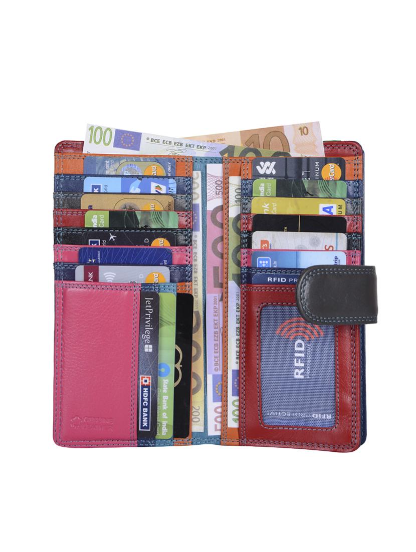 blue leather wallet - 14742847 - Zoom Image - 4