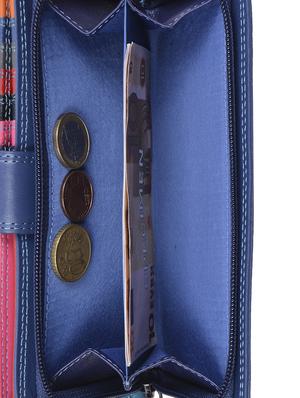 blue leather wallet - 14742848 - Standard Image - 3