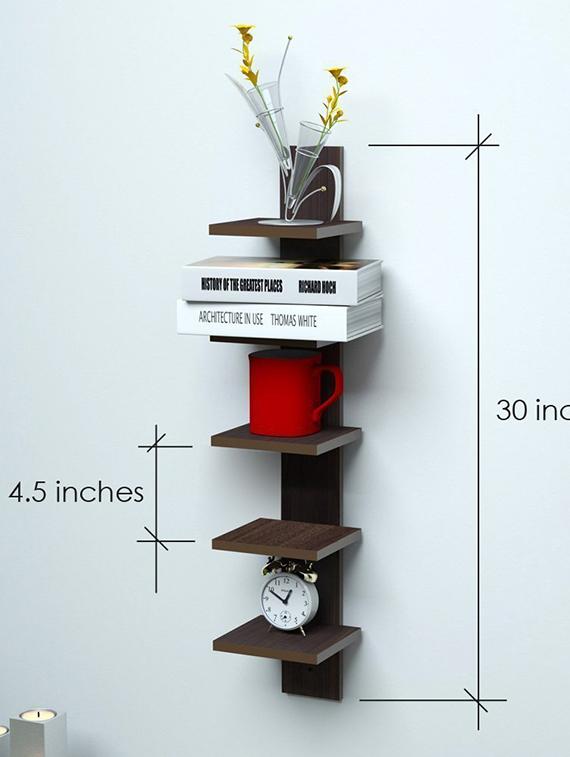 laminated wall shelf rack shape 5 tier - 14746145 - Zoom Image - 2