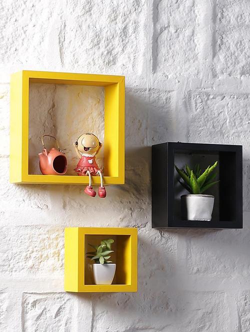 nesting square wall shelf set of 3 shelves - 14746190 - Standard Image - 1