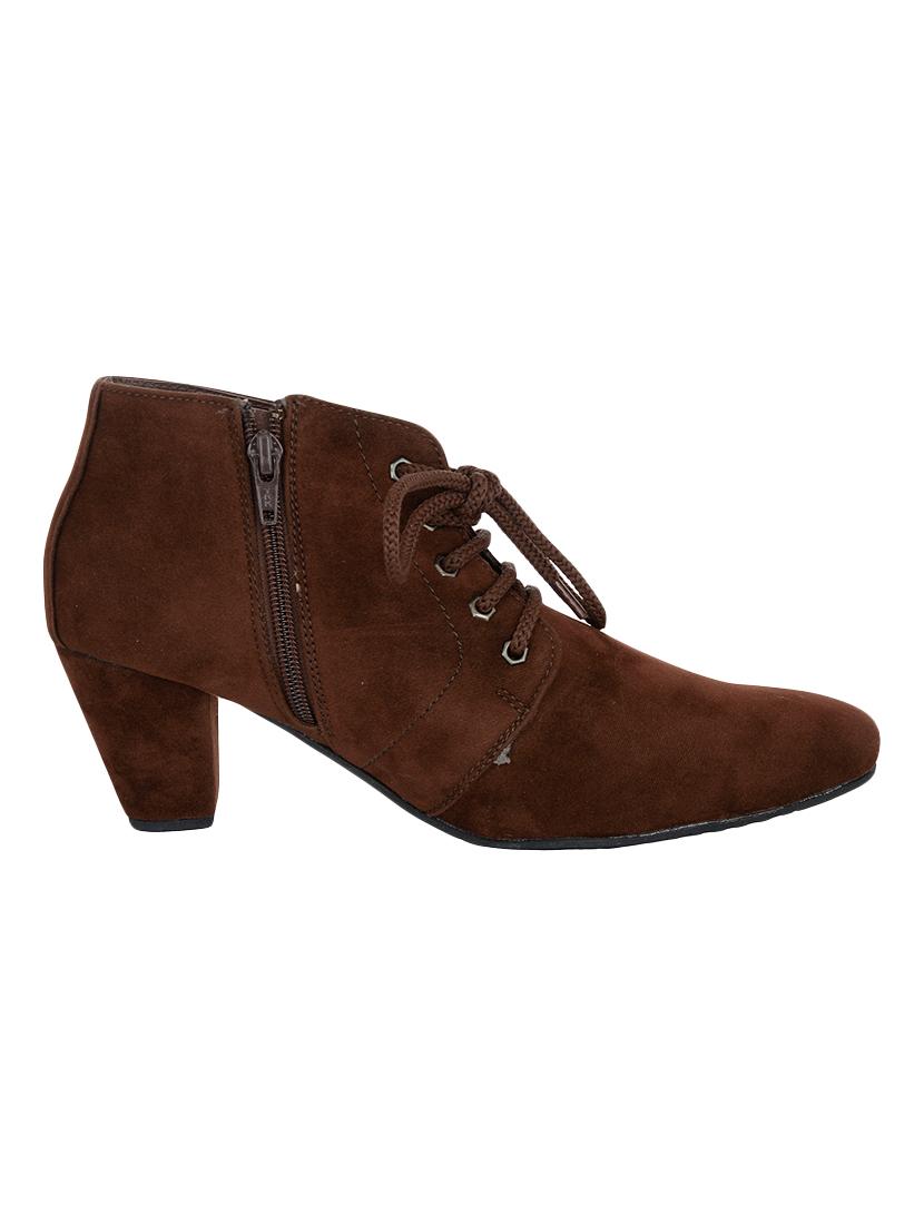 brown suede ankle boot - 14750708 - Zoom Image - 2
