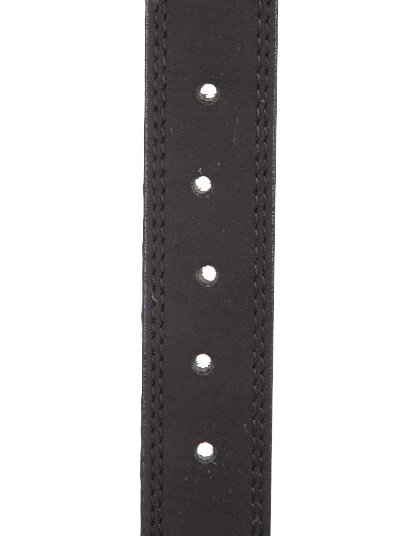 black leather belt - 14750711 - Zoom Image - 3