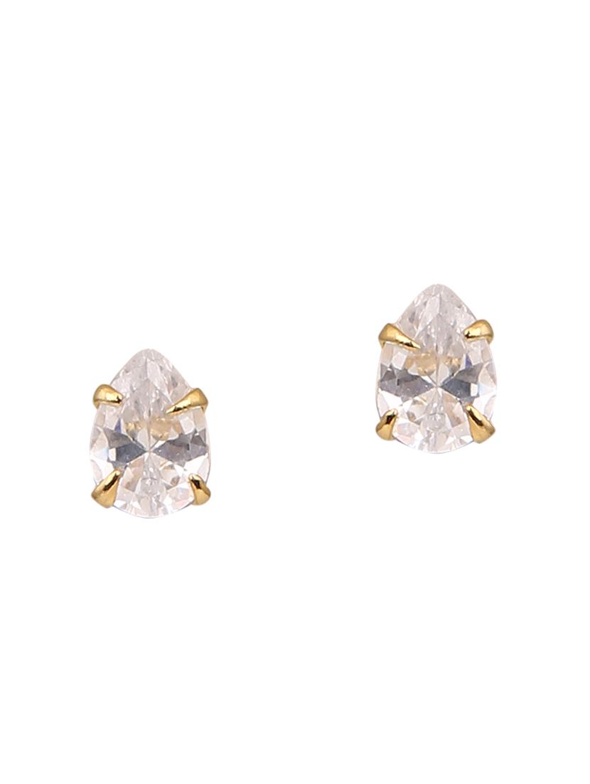 white metal studs earrings - 14755176 - Zoom Image - 1