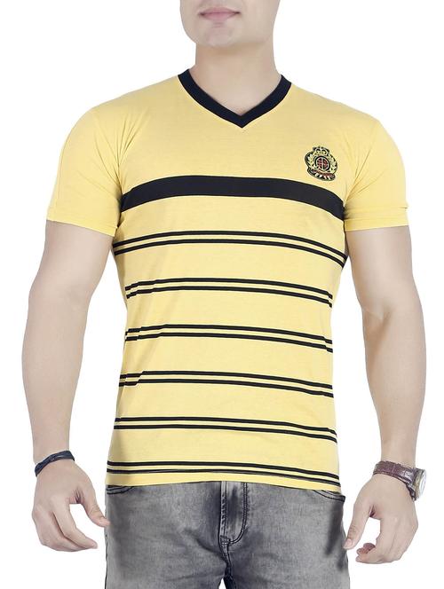 yellow cotton t-shirt - 14755968 - Standard Image - 1