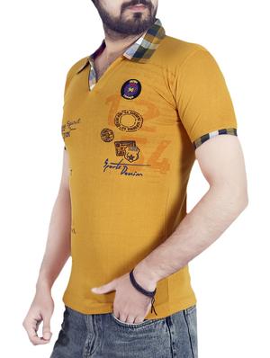 yellow cotton t-shirt - 14755983 - Standard Image - 2