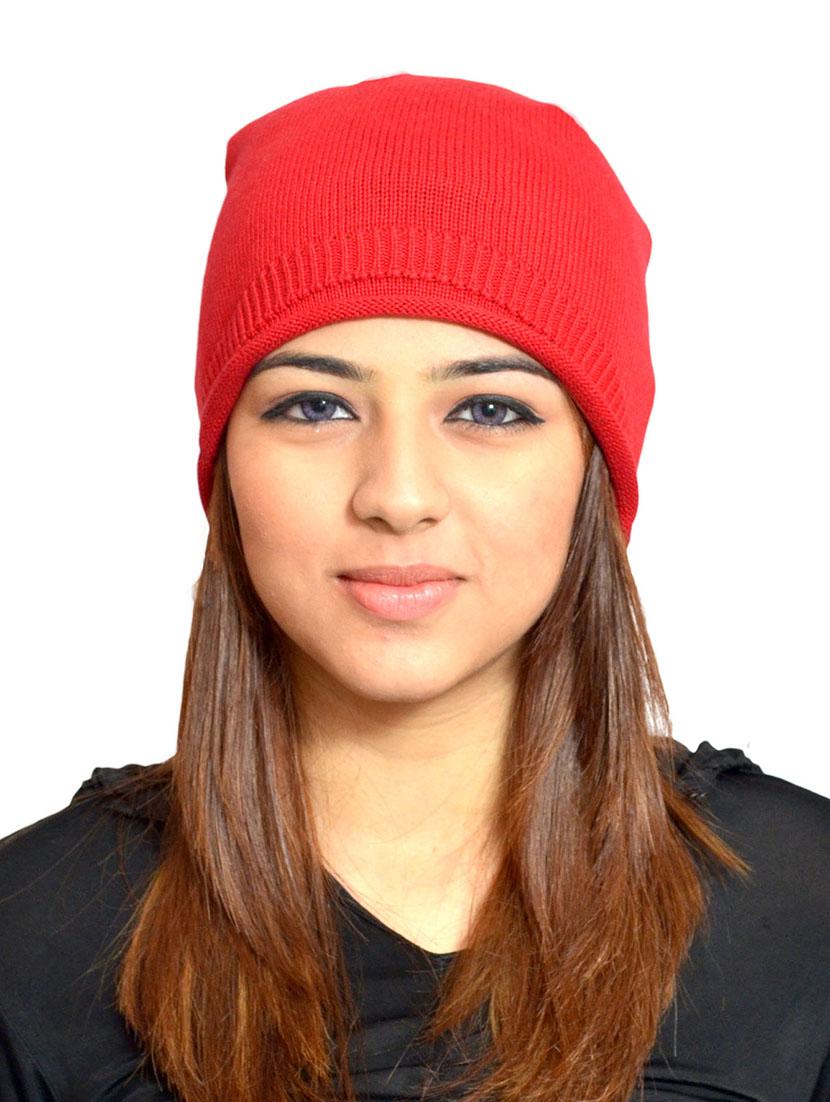 Red woolen cap - 14756284 - Zoom Image - 1