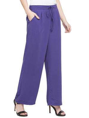 blue solid palazzo - 14757995 - Standard Image - 2