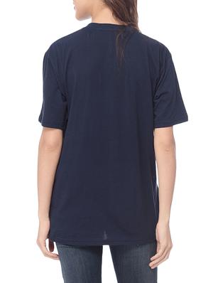 navy blue cotton regular tee - 14759278 - Standard Image - 2