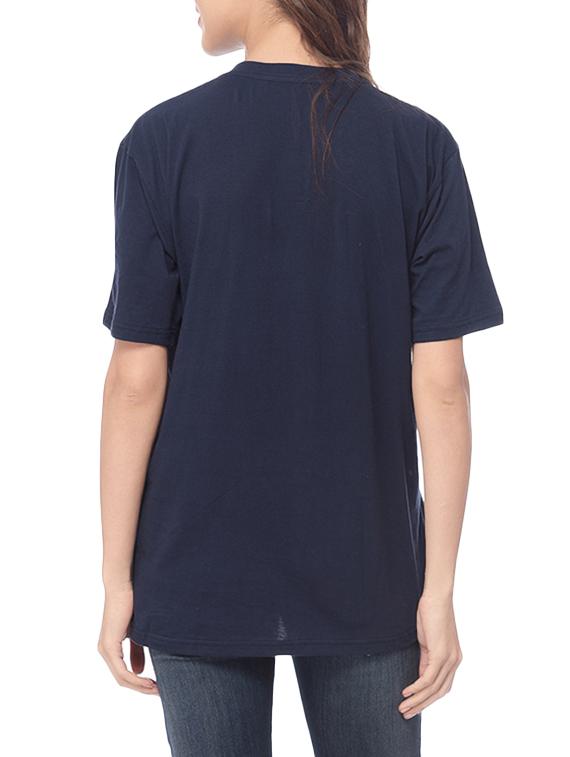 navy blue cotton regular tee - 14759278 - Zoom Image - 2