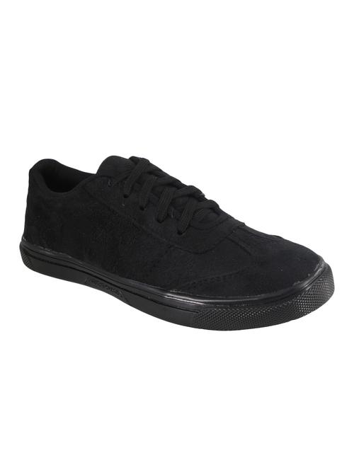 black suede lace up sneaker - 14761628 - Standard Image - 1