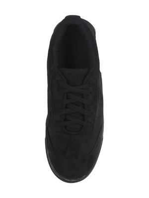 black suede lace up sneaker - 14761628 - Standard Image - 5