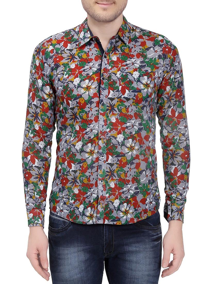 multi colored cotton casual shirt - 14762035 - Zoom Image - 1