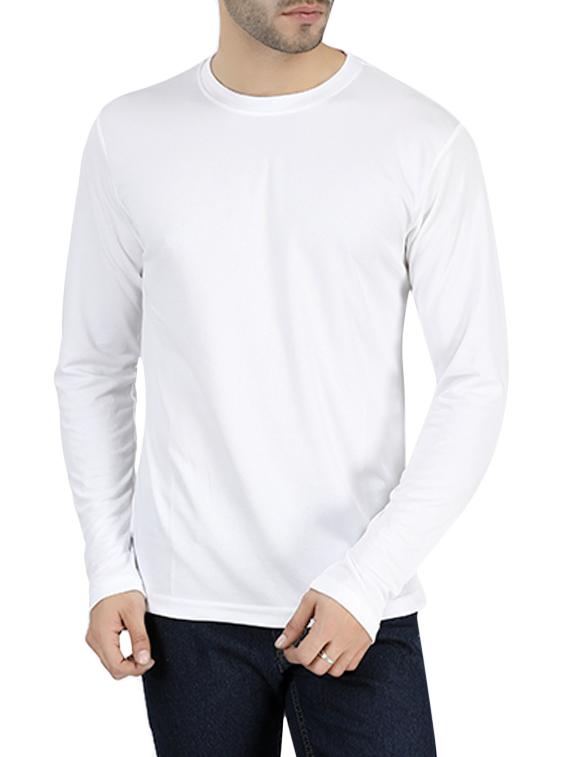 white polyester t-shirt - 14762284 - Zoom Image - 1