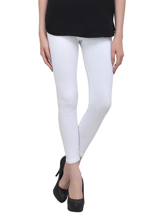 white cotton leggings - 14763834 - Zoom Image - 1