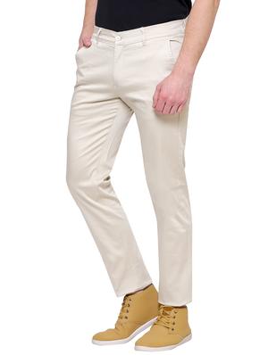 beige cotton chinos casual trousers - 14764769 - Standard Image - 2