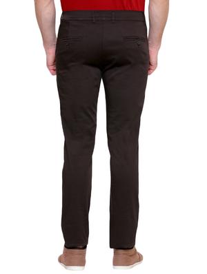 brown cotton chinos casual trousers - 14764771 - Standard Image - 3