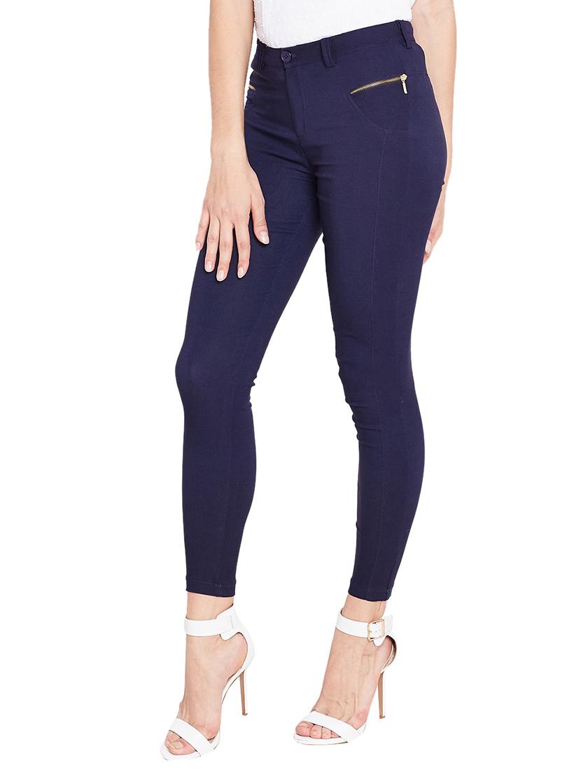 blue cotton jeggings - 14766749 - Zoom Image - 2