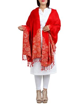 red viscose shawl - 14767143 - Standard Image - 2