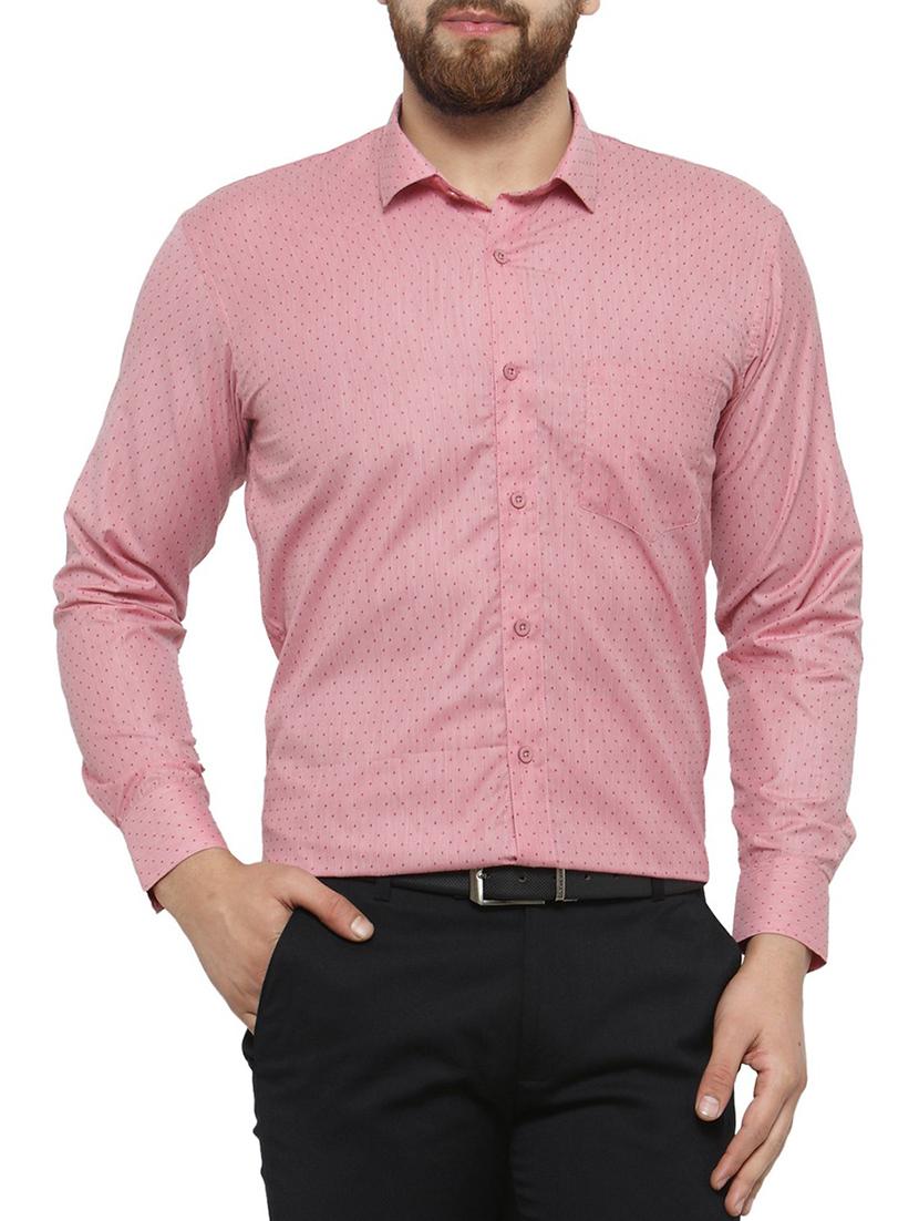 red cotton formal shirt - 14767304 - Zoom Image - 1