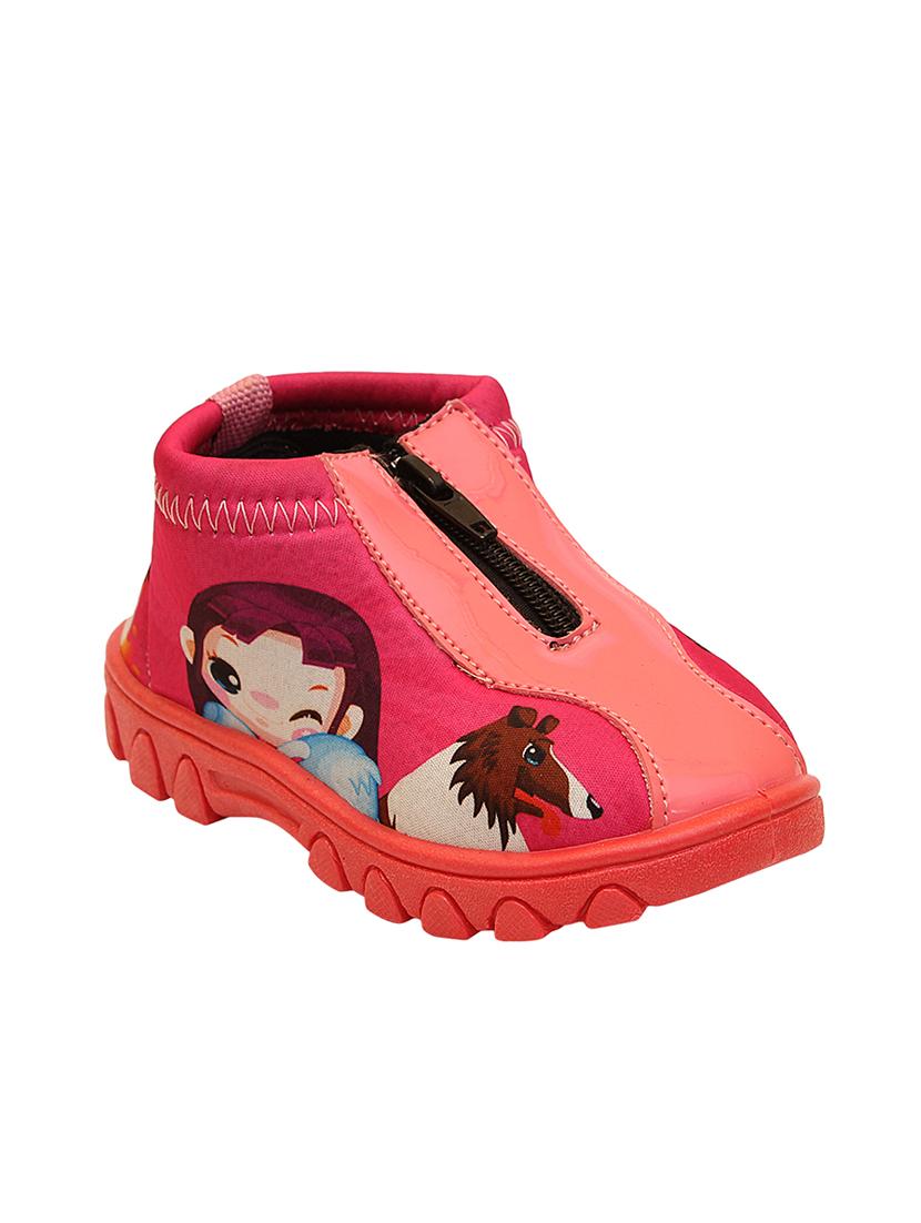 pink canvas bootie - 14767441 - Zoom Image - 1