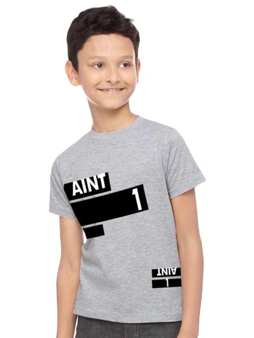 grey cotton blend tshirt - 14767862 - Very Small Image - 1