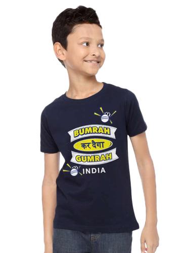 navy blue cotton tshirt - 14767873 - Very Small Image - 1