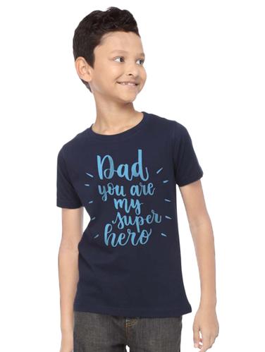 navy blue cotton tshirt - 14767878 - Very Small Image - 1