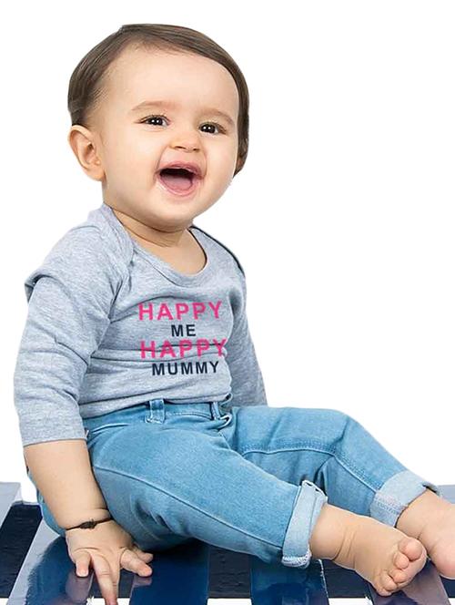 grey cotton blend tshirt - 14767907 - Very Small Image - 1