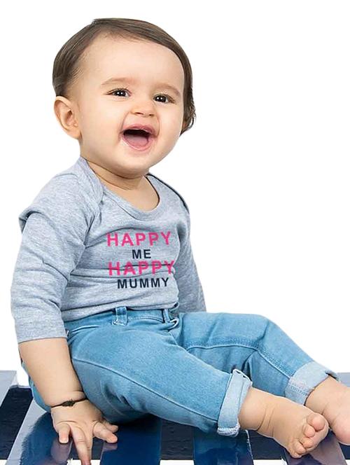 grey cotton blend tshirt - 14767924 - Very Small Image - 1