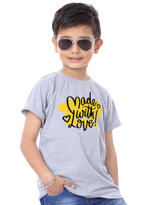 grey cotton blend tshirt - 14768208 - Very Small Image - 1