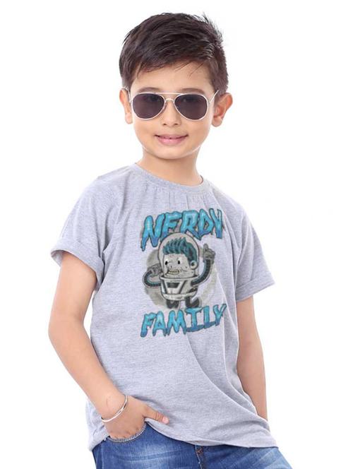 grey cotton blend tshirt - 14768355 - Very Small Image - 1