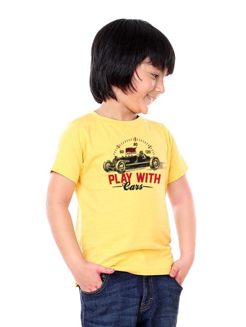 yellow cotton tshirt - 14768406 - Very Small Image - 1