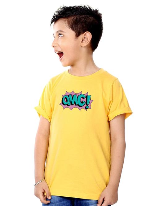 yellow cotton tshirt - 14768424 - Very Small Image - 1