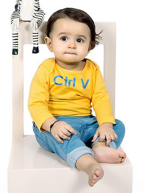 yellow cotton tshirt - 14768558 - Very Small Image - 1