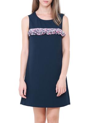 ruffle detail a-line dress - 14768994 - Standard Image - 2
