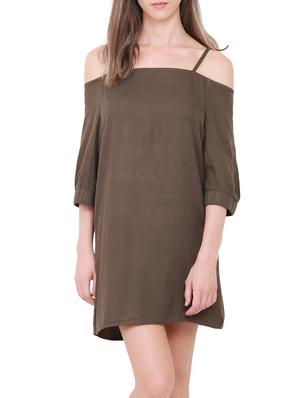 cold shoulder shift dress - 14769000 - Standard Image - 2